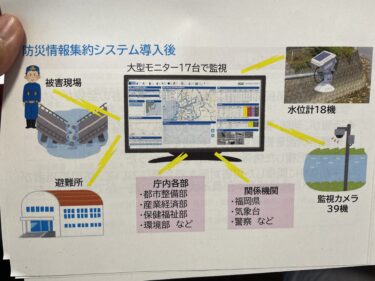 【災害対策の先進事例】大牟田市の防災情報収集システムとリアルタイム配信を視察してきた